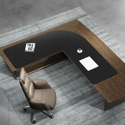 Vyaaa L Shaped Mouse Pad, 59"x59"x19.6" Large Corner Mouse Desk Mat, Black - Image 5