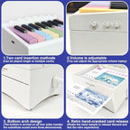 Piano Calendar 2027 Desk Calendar, Magical Music Themed Singer Kpop Playable Piano Desk Calendar 2027, Demon Mini Piano With 12 Music Scores in 13 Cards Gifts for Hunters Fans Home Decor - White - Image 4