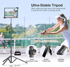 elitehood Aluminum 65” iPad Stand Tripod with Lockable Tablet Holder - Image 6