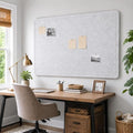 72 x 48 Inch Grey Felt Bulletin Board for Wall, Frameless by CreateYourIdealSpace