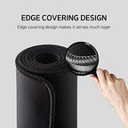 4XL Huge Mouse Pads Oversized Giant Mouse Pad (60''x30''x0.12'') - XXXXL Extended Mousepad Full Desk Mat Suitable for Gamers - Black - Image 3