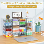 20 Drawers Acrylic Makeup Organizer, stackable Acrylic Storage Drawer - Image 6