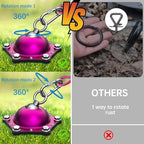 TOPKNOT Dog Tie Out Cable and Stake,(up to 200lbs) 360°Swivel Dog Run- No Tangle,with 20FT Heavy Duty Tie Out Cable for Dogs,Runner for Yard,Ideal for Outdoor Camping - Image 5
