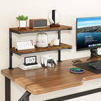 IBUYKE Clamp on Desk Shelf, 22.8” Large Desk Extender Shelves UTMZ010H - Image 6