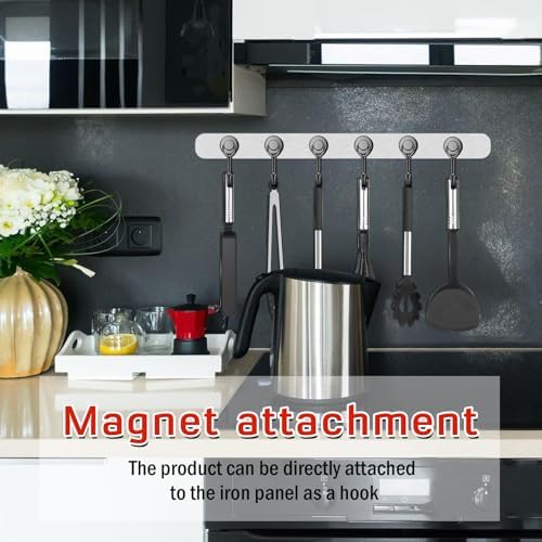 FINDMAG Magnetic Hooks, 30LB+ Magnet Hooks for Hanging, 100 Pack, Black - Image 3