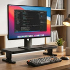 Adjustable Monitor Stand with 4 height options, Desk Shelf for Top of Desk Adjustable - Image 3