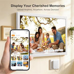 32 Inch Smart Digital Wall Calendar for Family, White - Image 7