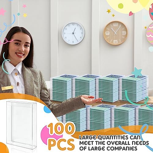 Sintuff 100 Pcs Clear Card Boxes for Greeting Cards - Image 3