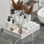 Bamboo Toilet Tank Tray, 15" x 6" x 2.5", White - Image 5