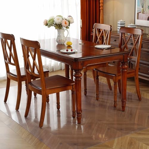 OstepDecor 24x48 in Frosted Table Protector, Plastic Table Cover 2mm Thick - Image 5