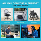 Xtreme Comforts Seat Cushion, Tailbone Relaxer - Coccyx Cushion for Tailbone Pain Desk, Wheelchair & Car Use - Back Support Pillow for Chair - Image 6