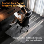 Office Chair Mat for Low-Pile Carpet, 36 in Round, Carpet Protector - Image 6