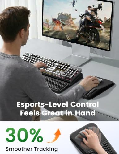 Vaydeer Keyboard Stand and Mouse Pad Set, Ergonomic Arm Support Pad - Image 4