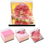 3D Calendar 2027, 3D Creative Time Piece Calendar 2027，Daily Tear-Off Memo Pad with Light, Paper Carving Desktop Decoration, 3D Art Calendar Memo Pad,Unique Holiday Craft Gift - Image 2