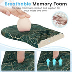 HAOCOO 3-Pcs Ergonomic Workspace Set with Wrist Support, Green - Image 4