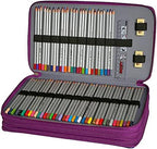 300 Slots Pencil Case 4-Layer Zipped Holder w/Handle - Image 4