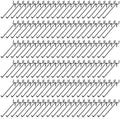 Shimeyao 200 Pcs Peg Board Hooks Stainless Steel Pegs,8 Inch,Black by Shimeyao