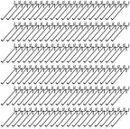 Shimeyao 200 Pcs Peg Board Hooks Stainless Steel Pegs,8 Inch,Black by Shimeyao