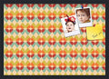 PinPix 27x19 inch Cork Bulletin Board. This Decorative Framed Pin Board Comes with Abstract Pattern in Color Design and Satin Black. Ideal for Home, Office Decor or School (PinPix-564) by PinPixBulletinBoards
