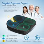 Lofty Aim Car Seat Cushion for Driving, Memory Foam Driver Seat Cushion - Image 5