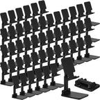 Wonderjune 36 Pcs Cell Phone Stand for Desk Phone Holder Stand Foldable Angle Height Adjustable Portable Holder Tablet for Office Travel Photography (Black) by Wonderjune