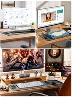 Wireless Charging Mouse Pad, 31.5"x15.8" Large Desk Mat, Smooth Glide - Image 7