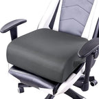 MABOZOO Extra Thick Chair Cushions,Office Chair Booster Seat Cushion to Raise Seat Height for Pain Relief,18 x 16 x 6 inch Non Slip Memory Foam Thick Cushion with Carry Handle（Dark Grey） by MABOZOO