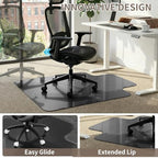 Office Chair Mat for Low Pile Carpet, 48"x60" Smooth Glide with Lip - Image 4