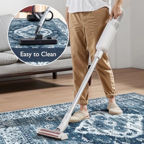 Anidaroel 5x7 Chair Mat for Hardwood Floor, Desk Mat for Chair, Office Floor Mat, Anti-Slip Rolling Chair Mat for Hardwood, Low Pile Carpet Protector Floor Mat, Blue - Image 7