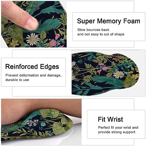 Large Desk Mat, Mouse Pad with Wrist Support, Keyboard Wrist Rest Set - Image 6
