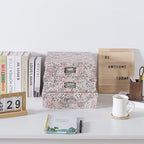 Soul & Lane - Nesting Floral Photo Storage Boxes with Lids, Set of 3 - Image 2