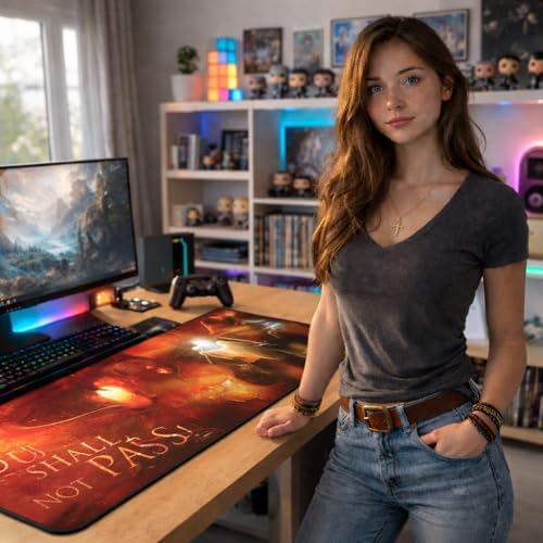 SUBSONIC The Lord of the Rings Mouse Pad XXL 35x15 in Desk Mat Extra Large - Image 4