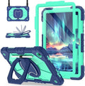 Scnioy for Galaxy Tab A11+ Plus / A9+ Case 11 Inch 2025/2023, Navy Mint by Scnioy