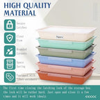 Tinlade 6 Pcs Classroom Paper Storage Bins with Lids, 13x10, Boho - Image 3