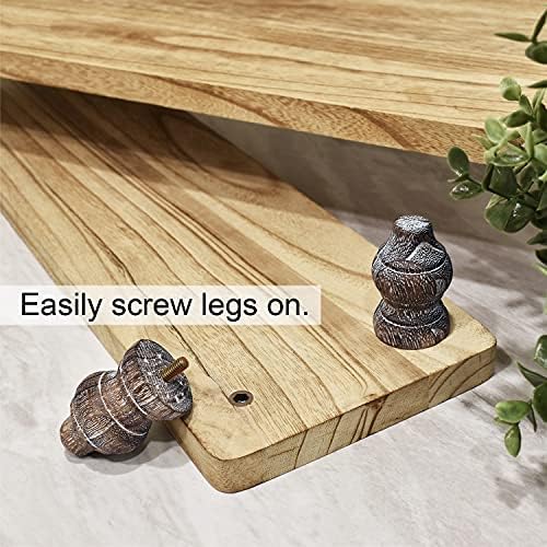 Ikee Design 2 Pcs Set Wooden Display Riser, Cupcake Dessert Display Riser - Image 4