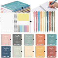 40 Pcs Motivational Inspirational Notebook Bulk with Notes Pen,Macaron by TecUnite