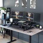 VIVO Black 48 in Standing Desk Converter, DESK-V048V - Image 2