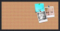 PinPix 36x18 inch Cork Bulletin Board. This Decorative Framed Pin Board Comes with Diamond Pattern in Red and Orange Design and Satin Black. Ideal for Home, Office Decor or School (PinPix-331) by PinPixBulletinBoards