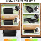 POPMOON 15 inch 2-tier Under Desk Drawer Slide Out Storage Organizer - Image 7