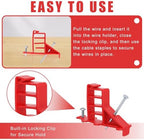 200 Pack Multi-Cable Staples with Steel Nails, Electrical Wire Stackers - Image 6