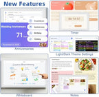 21.5" Digital Wall Calendar with Chore Chart & Planner - Image 3