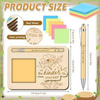 Dispowreath 10 Set Employee Christmas Appreciation Gift Sticky Note Holder - Image 2