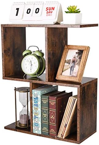 PAG-Mass Desktop Bookshelf Freestanding Wooden Countertop Bookcase Accessories Organizer Display Rack Dorm Desk Storage Shelf - Image 5