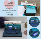 Titanic 3D Memo Pad with Lights, Tear Off Paper Reveal Ship Sticky Note Pad 3D Paper Craft Titanic Notepad DIY Office Home Decoration Gifts - Image 5