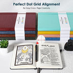 5 Pack Bullet Dotted Notebook Bulk, A5, 312 Numbered Pages Dot Journal Set - Image 6