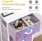DWVO Dresser with 4 Drawers, Purple - Image 7
