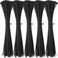 500 Pack Long Zip Ties Heavy Duty, Large Cable Ties, Black, 24 Inch by Shappy