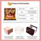 3D Calendar 2027,3D Desk Calendar 2027,Capybara Tear-Off Paper Sculpture Desk Calendars,3D Desk Calendar Memo Pad 2027,3D Memo Pad Creative Tear Away Weekly planner Carving Art Calendar Notepad,Gift,Paper sculpture calendar (Christmas Capybara) - Image 2