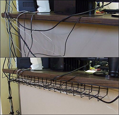 36 Inch Under Desk Cable Organizer Tray - Image 2