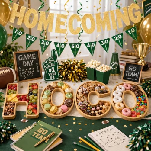 4 Pcs HOCO Letters Food Trays Homecoming Decorations 2026 - Image 6